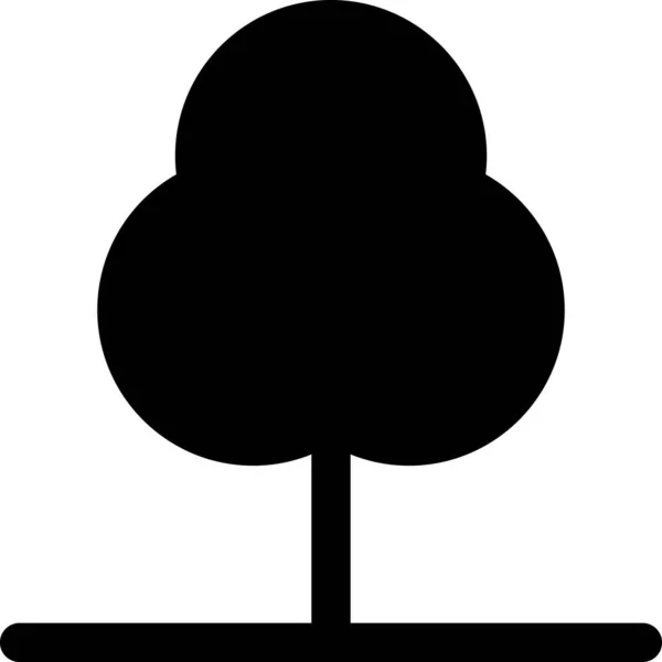 Baum Symbol Vektor Illustration — Stockvektor