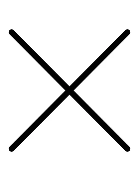 Baseball Bat Icon Black Style Isolated White Background Ski Symbol — Stock Vector