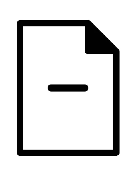 Datei Dokumentieren Flache Symbol Vektor Illustration — Stockvektor