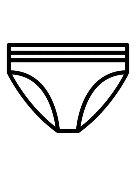 Illustration Vectorielle Icône Sous Vêtements — Image vectorielle