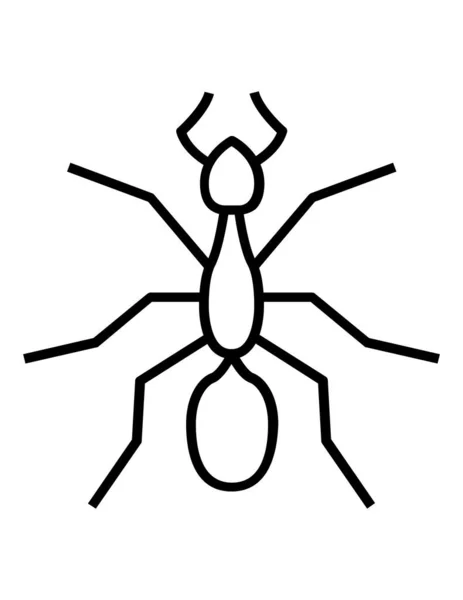 Illustration Zum Bug Symbol Vektor — Stockvektor