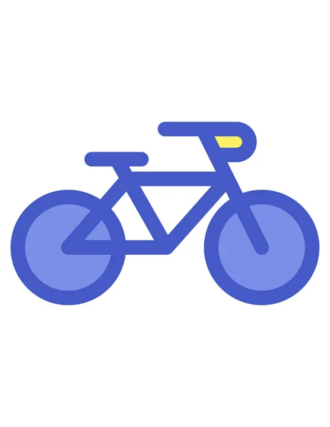 Bicycle Icon Simple Illustration Speed Vector Icons Web — Stock Vector