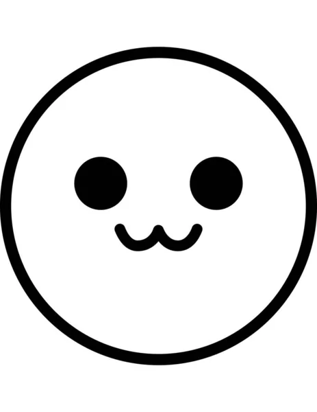 emoji düz ikon vektör çizimi