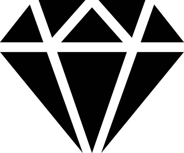 ダイヤモンドベクトル図 ジュエリーコンセプト — ストックベクタ