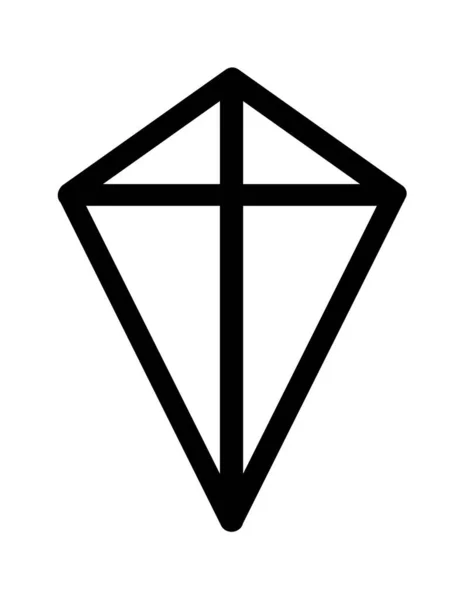 Diamant Symbol Vektor Illustration — Stockvektor