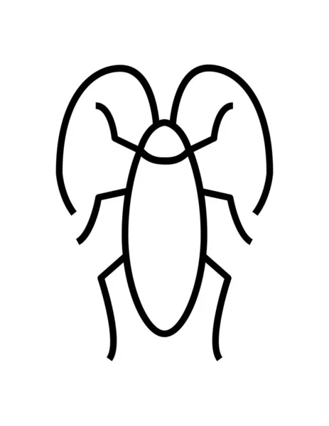 Bug Icon Vector Illustration — Stock Vector