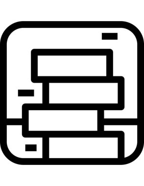 parti düz ikon vektör çizimi