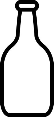 şişe simgesi vektör illüstrasyonu