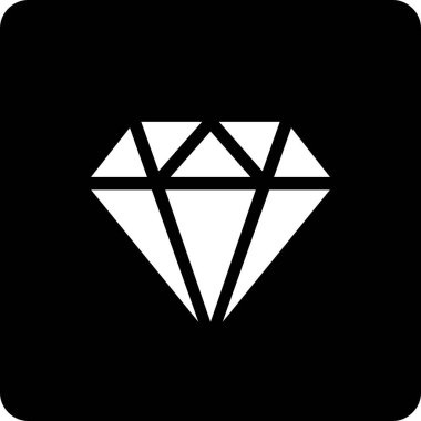 Elmas vekotr illüstrasyon, mücevher kavramı 