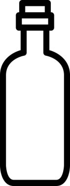 şişe simgesi vektör illüstrasyonu