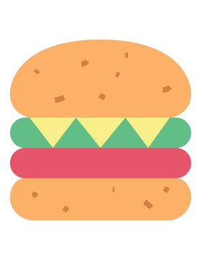 yemek yemek vektör illüstrasyonu 