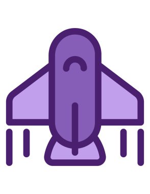 pembe ve mavi vektör simgesi