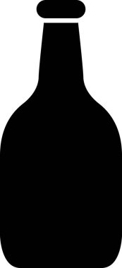 şişe simgesi vektör illüstrasyonu