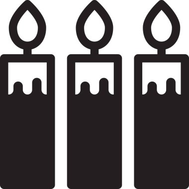 Paskalya yassı ikon vektör çizimi