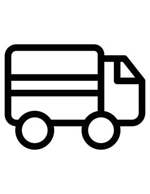 çevrimiçi alışveriş düz simgesi vektör illüstrasyonu