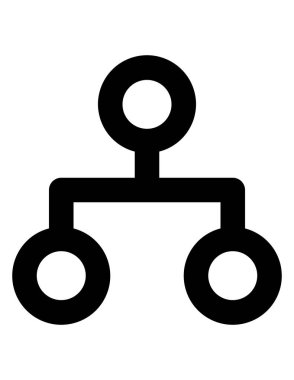 Bilim ve teknoloji çizgi vektör simgesi.