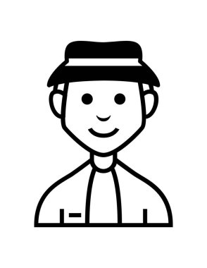 insanlar simge vektör illüstrasyonu