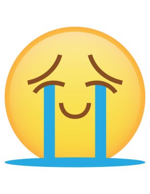 emoji düz ikon vektör çizimi