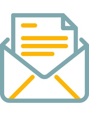 iletişim konsepti düz ikon vektör çizimi