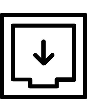 dosya belgesi düz simge vektör çizimi