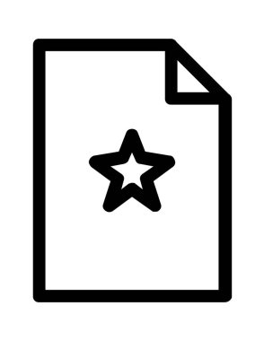 dosya belgesi düz simge vektör çizimi