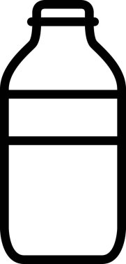 şişe simgesi vektör illüstrasyonu