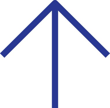 ok yukarı simge vektör illüstrasyonu