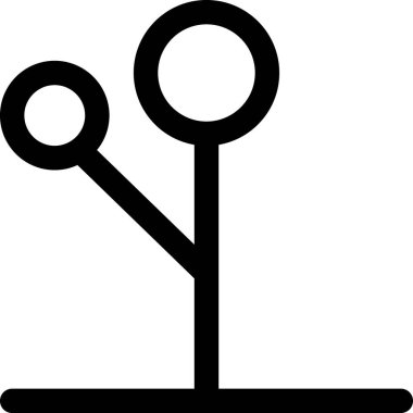 ağaç simgesi vektör illüstrasyonu