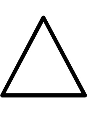 Yol simgesi, vektör illüstrasyonu