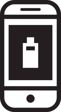 akıllı telefon simgesi vektör illüstrasyonu