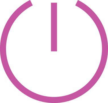 Pembe ve beyaz simgenin vektör illüstrasyonu