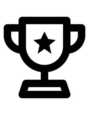 Bir kupa simgesinin vektör illüstrasyonu