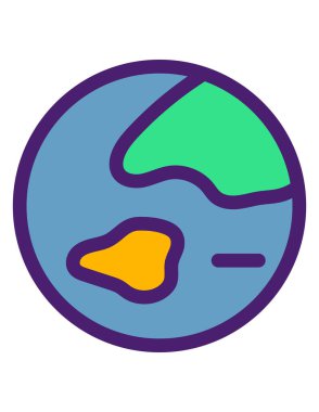 yiyecek ve içecekler düz vektör simgesi