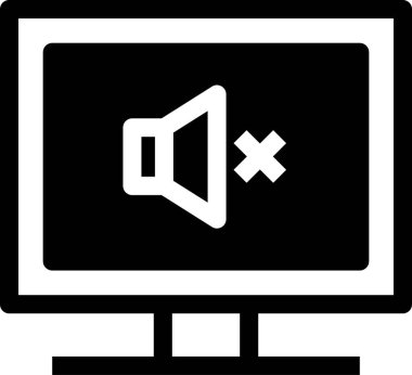 Düz ekran vektör resimlemesini izle