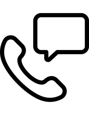 iletişim konsepti düz ikon vektör çizimi