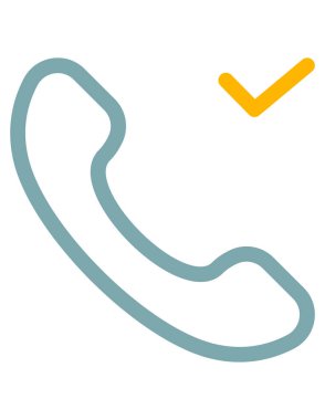 iletişim konsepti düz ikon vektör çizimi