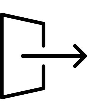 ok düz ikon vektör illüstrasyonu