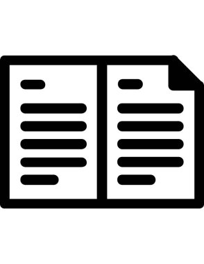 dosya belgesi düz simge vektör çizimi