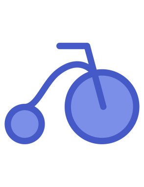 Beyaz arkaplanda siyah düz simge ile mavi yuvarlak kare düğme