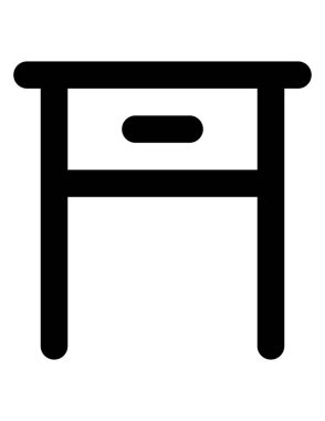 Otel hattı vektör simgesi.