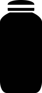 şişe simgesi vektör illüstrasyonu