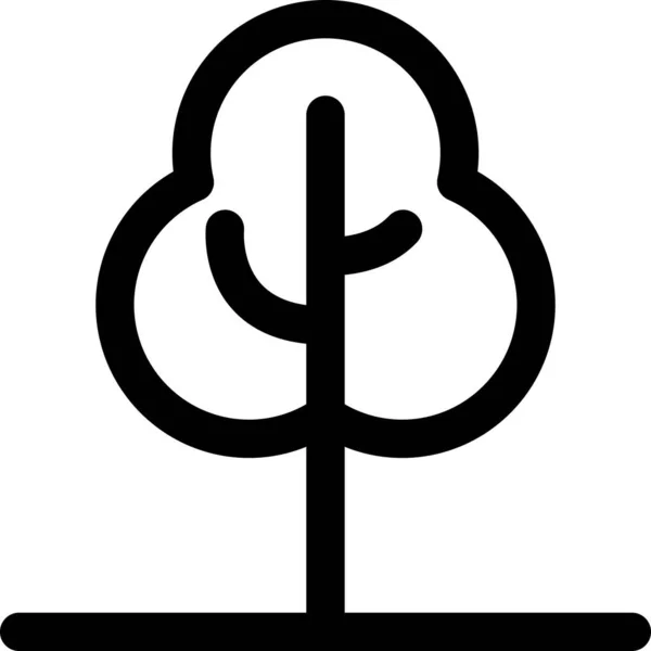 Baum Symbol Vektor Illustration — Stockvektor