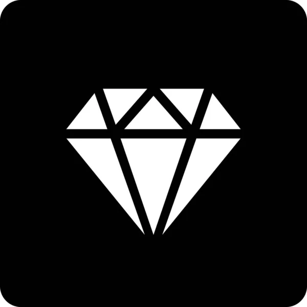 Diamond Vecotr Illustration Jewelry Concept — стоковый вектор