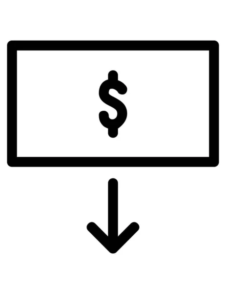 Illustrazione Vettoriale Della Finanza Aziendale — Vettoriale Stock