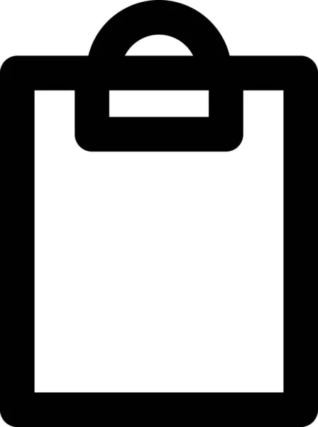 Bolsa Compras Vector Icono — Vector de stock