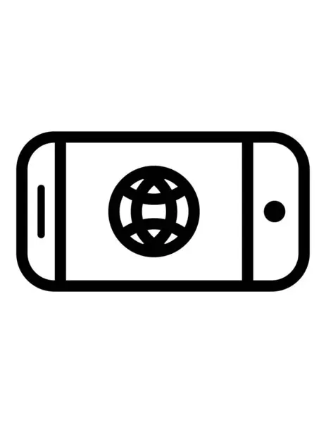 Smartphone Icon Vektor Illustration — Stockvektor