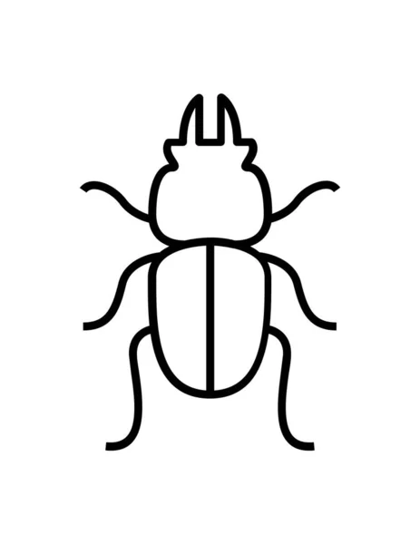 Bug Ikon Vektor Illusztráció — Stock Vector