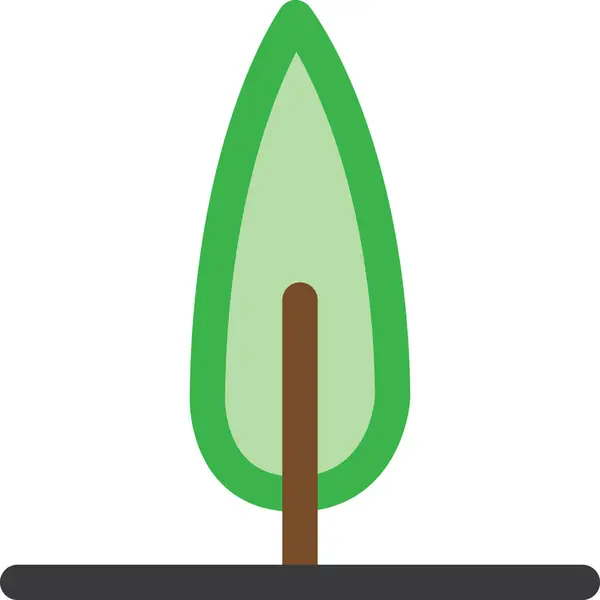 Baum Symbol Vektor Illustration — Stockvektor