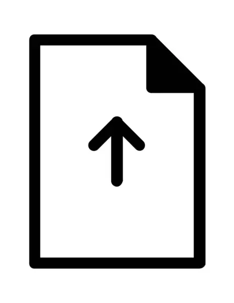 Datei Dokumentieren Flache Symbol Vektor Illustration — Stockvektor