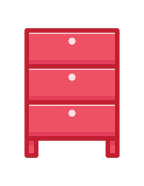 Furniture Flat Icon Vector Illustration — Stock Vector